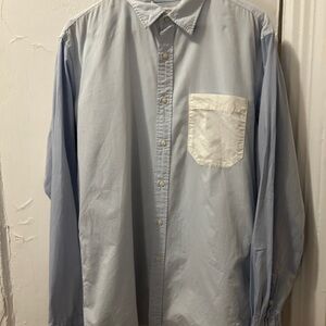 Uniqlo x JW Anderson Blue & White Buttondown-L